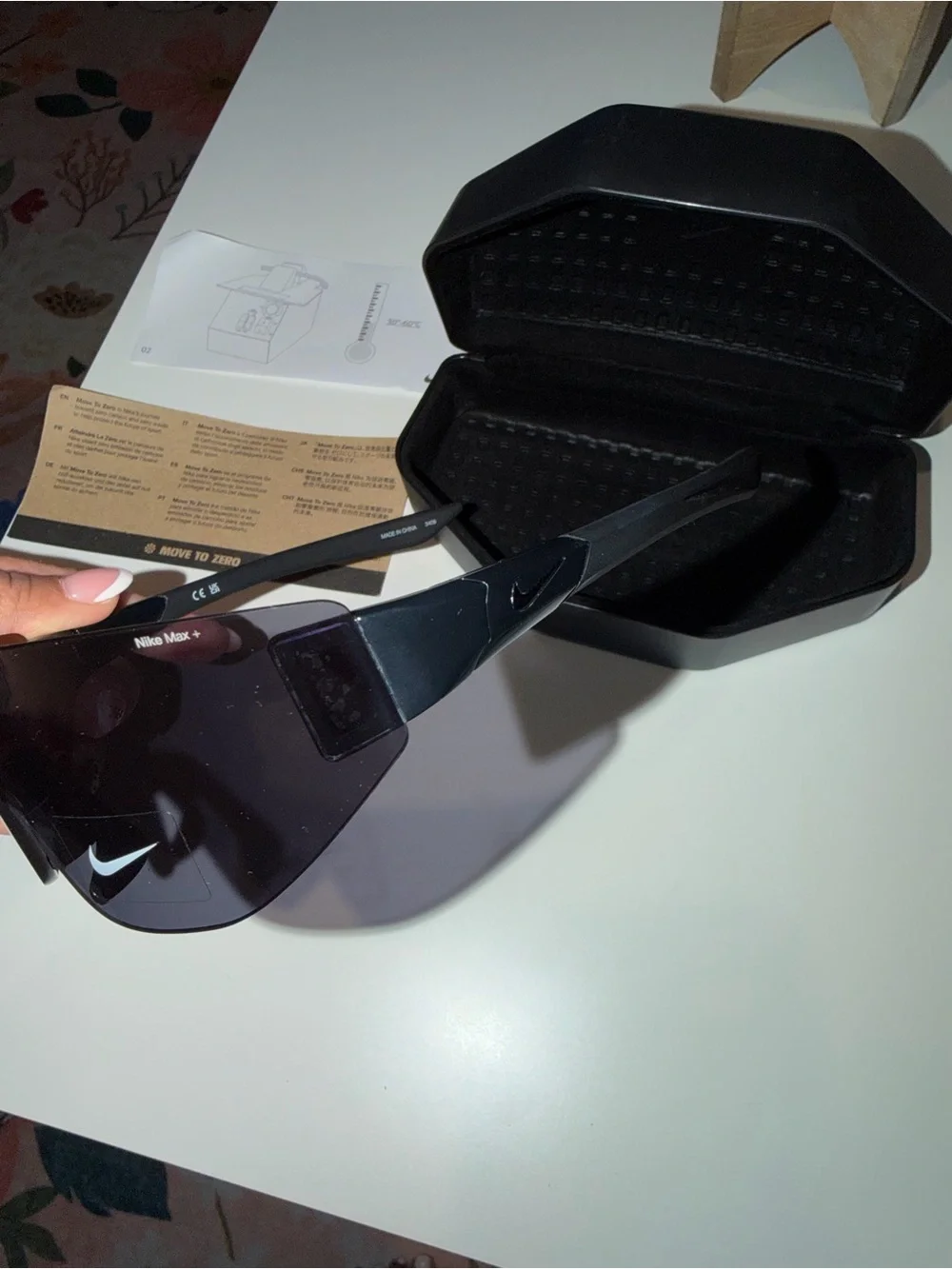 Nike Athena Edge Sunglasses in Black